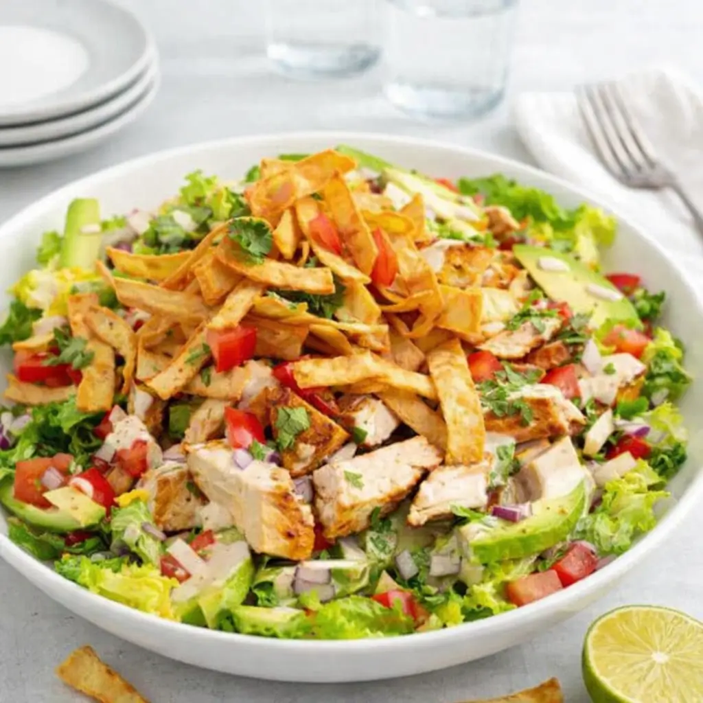 Santa Fe Chicken Salad with grilled chicken and avocado