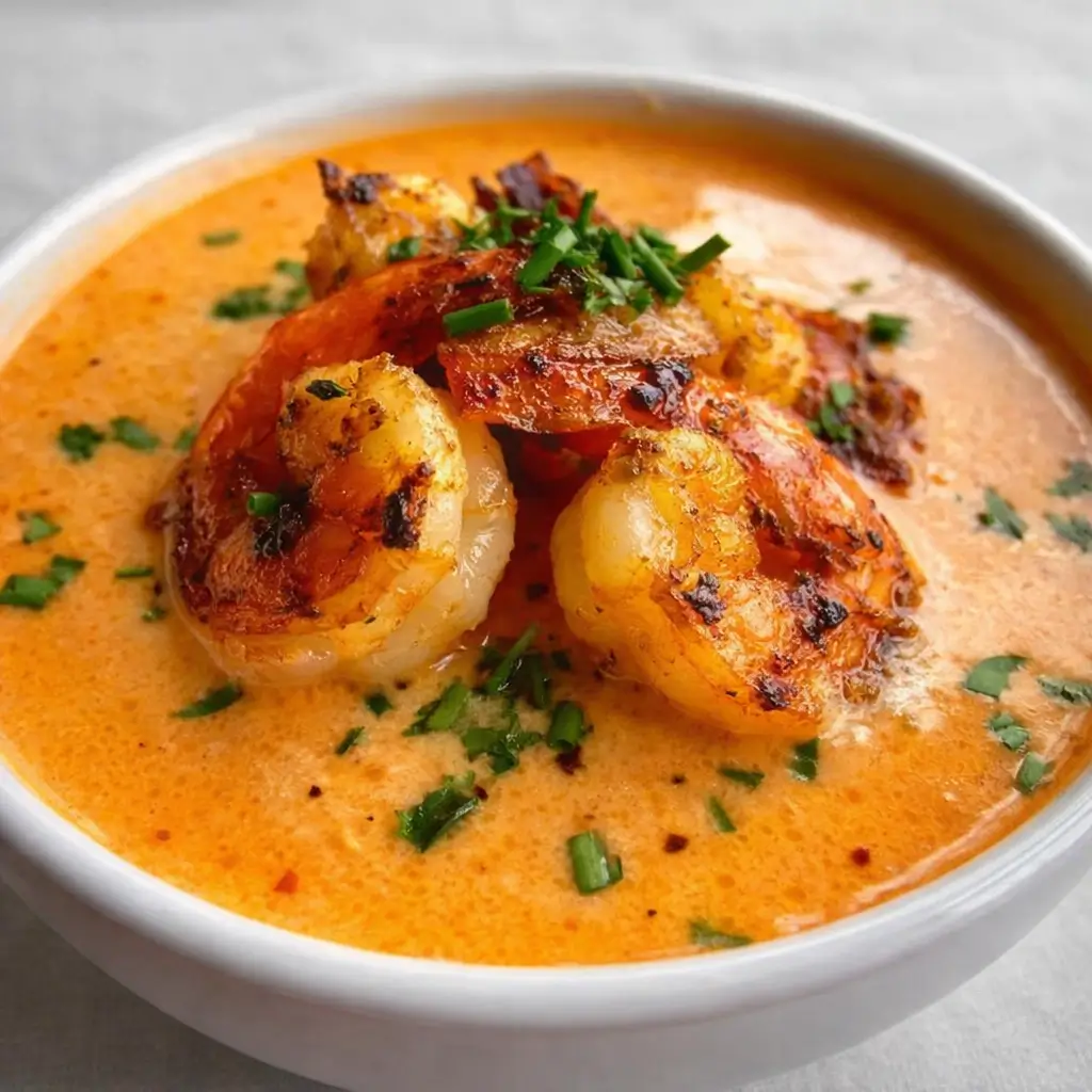 Shrimp Bisque creamy seafood soup