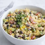 Southwest Pasta Salad with Chicken and Vegetables