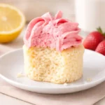 Strawberry Lemonade Cupcakes with pink frosting