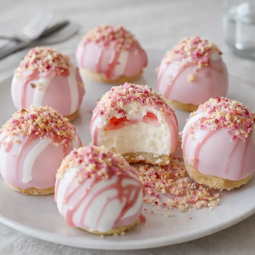 Strawberry Shortcake Cheesecake Truffles: No-Bake Dessert Bliss