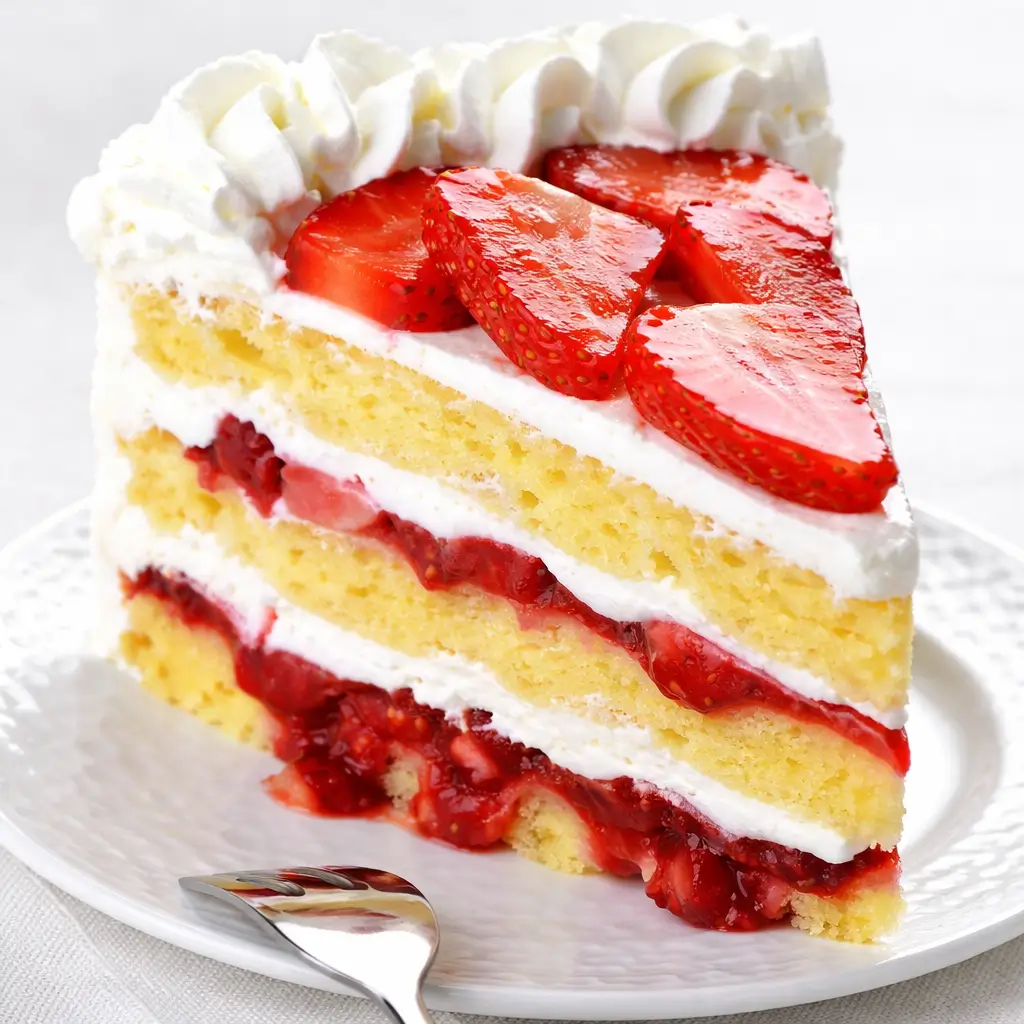 Strawberry Sponge Cake – Light, Fluffy &amp; Amazingly Delicious