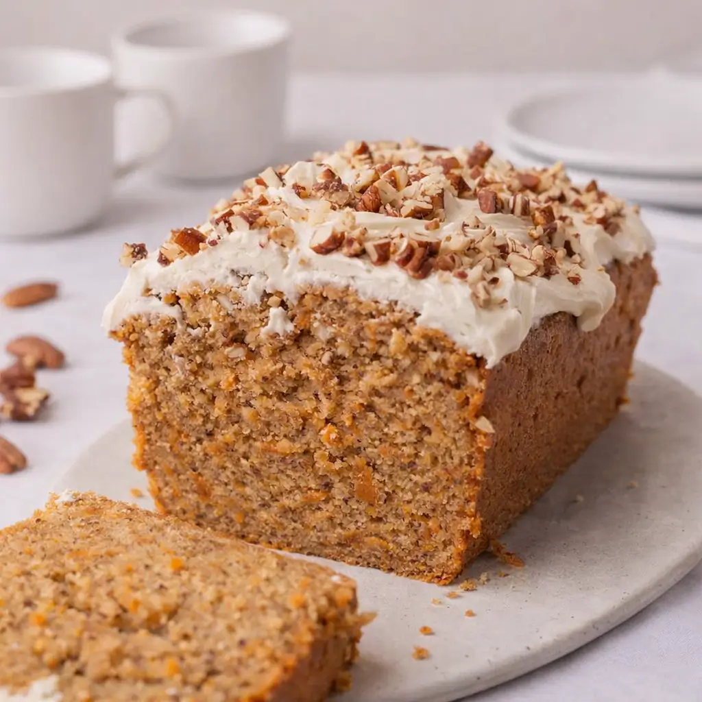Vegan Carrot Cake Loaf – Simple, Moist, and Unbelievably Delicious