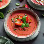 Strawberry Watermelon Gazpacho: A Refreshing Summer Soup Recipe