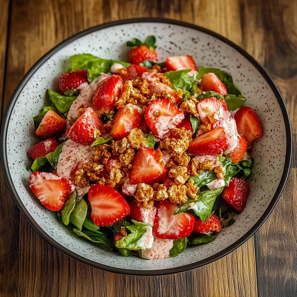 Strawberry Crack Salad – A Creamy, Crispy Dessert Delight