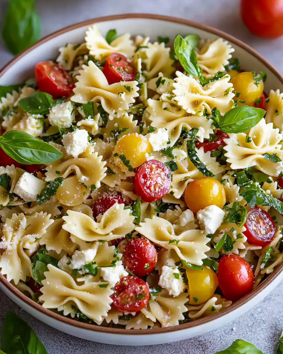 Simple Bow Tie Pasta Salad for Summer Gatherings
