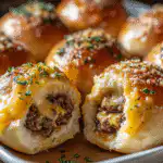 Easy Garlic Parmesan Cheeseburger Bombs
