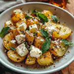 Mediterranean Baked Potatoes with Feta & Mint