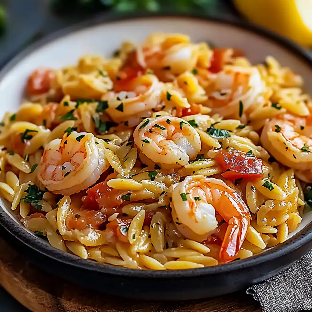 One-Pot Shrimp Orzo