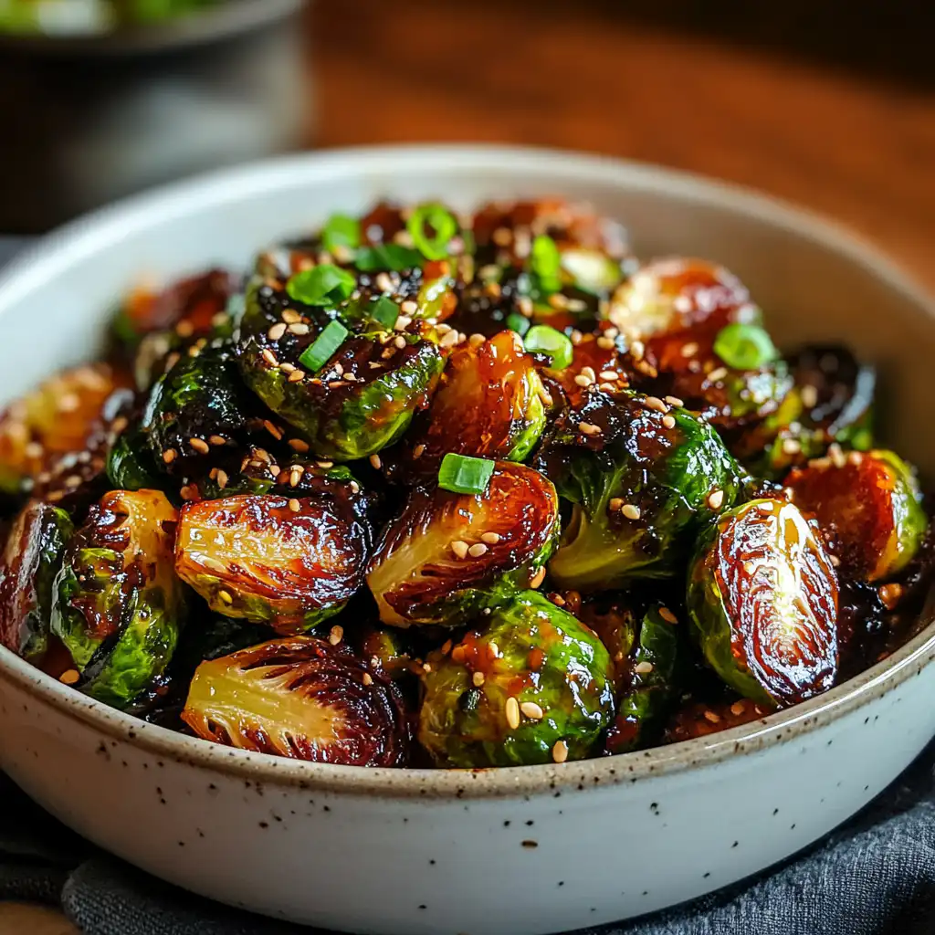 Honey Sriracha Brussels Sprouts