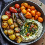Roasted Veggie and Hummus Bowl: Perfect for Clean Eating