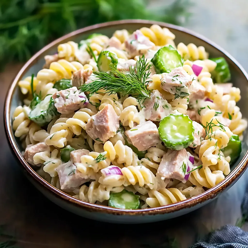 Delicious Dill Tuna Pasta Salad Recipe for Beginners