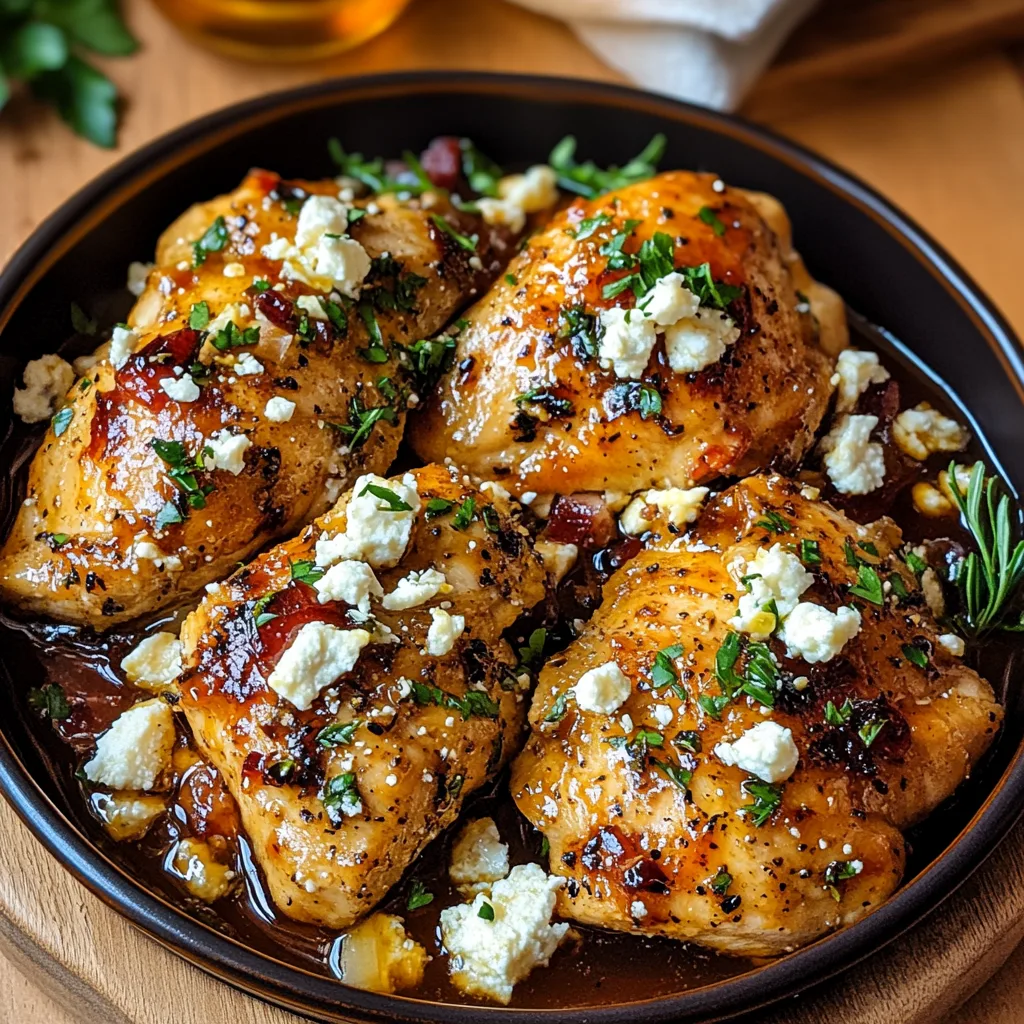 Delicious Hot Honey Feta Chicken