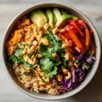 Thai Peanut Quinoa Bowl