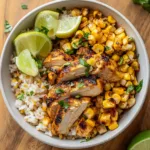 Street Corn Chicken and Rice Bowls