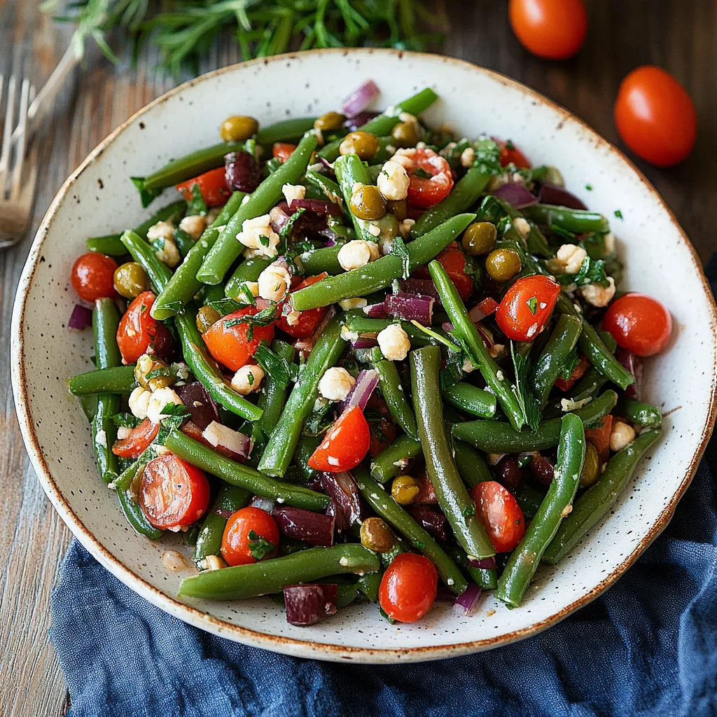 Mediterranean Green Bean Salad for a Fresh Summer Meal