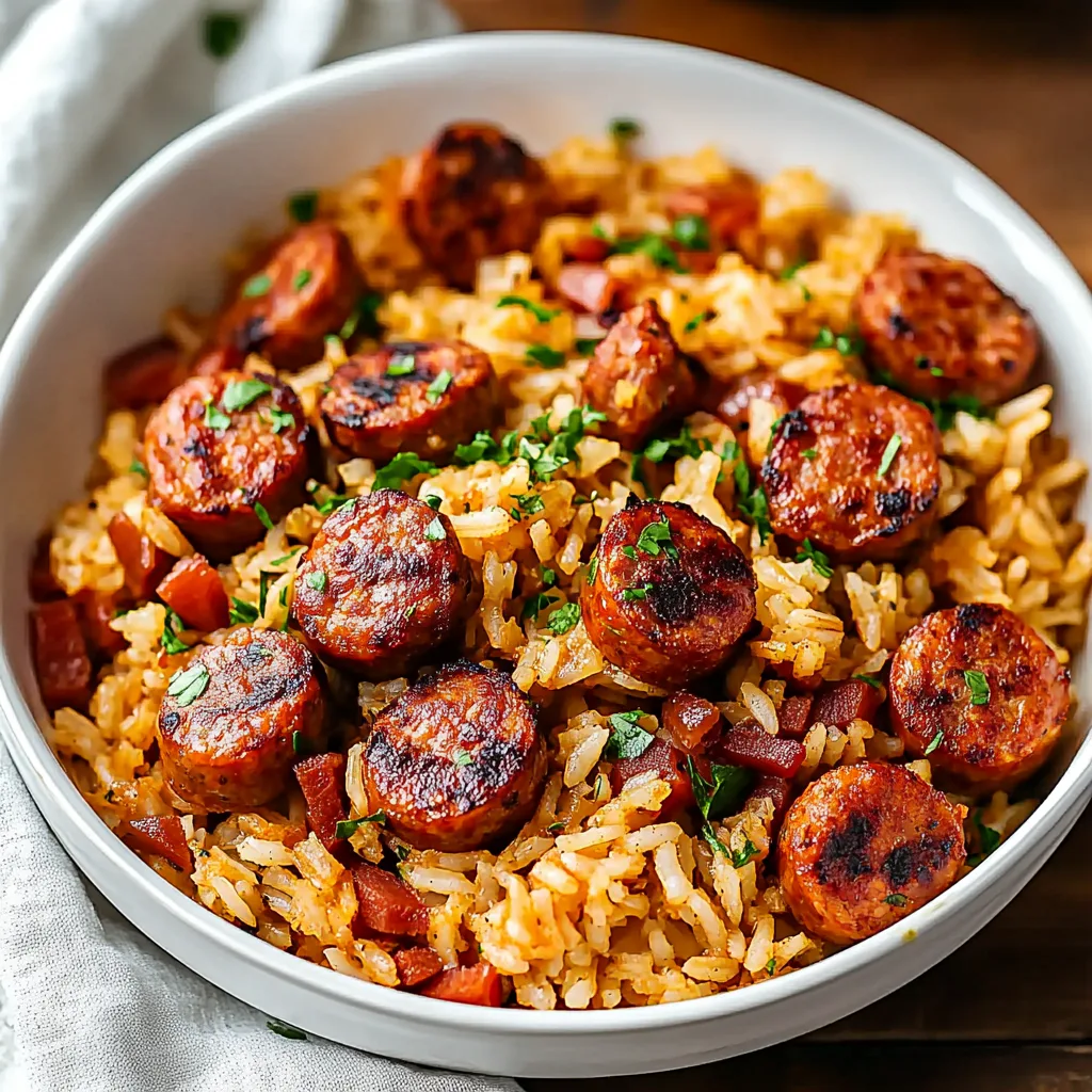 One-Pot Smoked Sausage And Rice – Quick, Flavorful, Hassle-Free