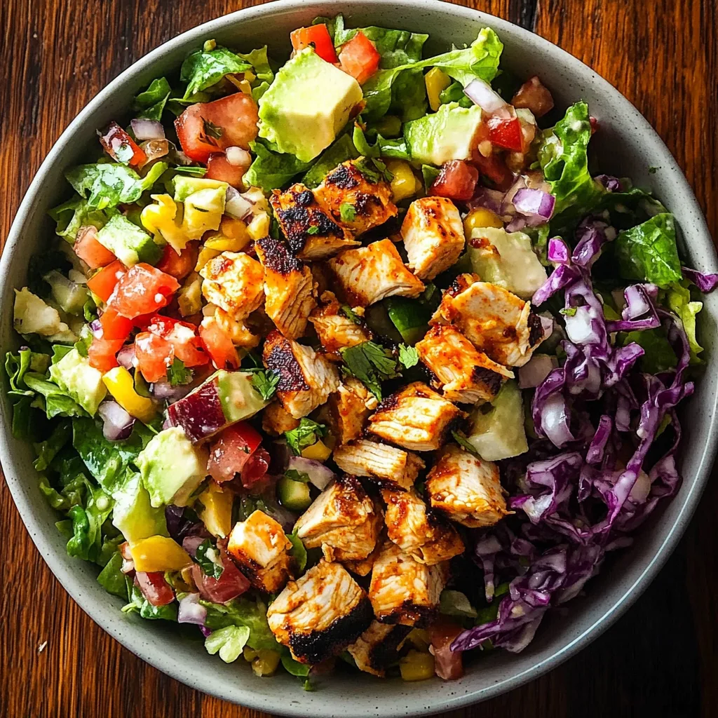 Chipotle Chicken Chopped Salad