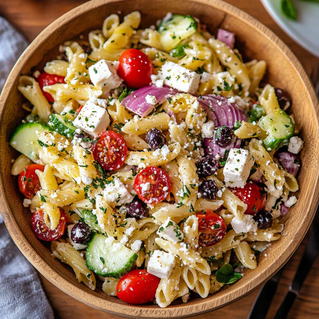 Traditional Greek Pasta Salad