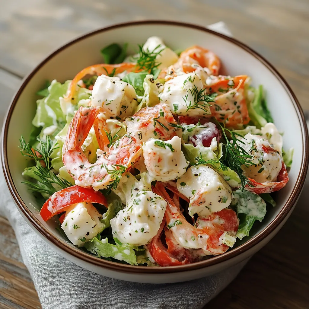Seafood Salad: Light, Creamy Coastal Flavor in Every Bite
