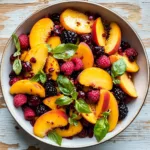 Summer Peach Fruit Salad