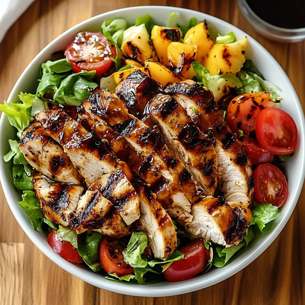 Balsamic Grilled Chicken Salad: A Flavorful and Healthy Twist on Fresh Cooking