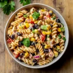 Easy High Protein Southwest Pasta Salad