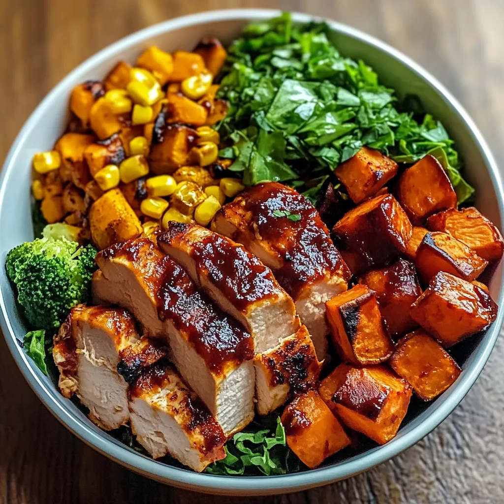 BBQ Chicken Sweet Potato Bowl Recipe