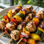 Summer Chicken Kabobs: A Grilled Mediterranean Delight