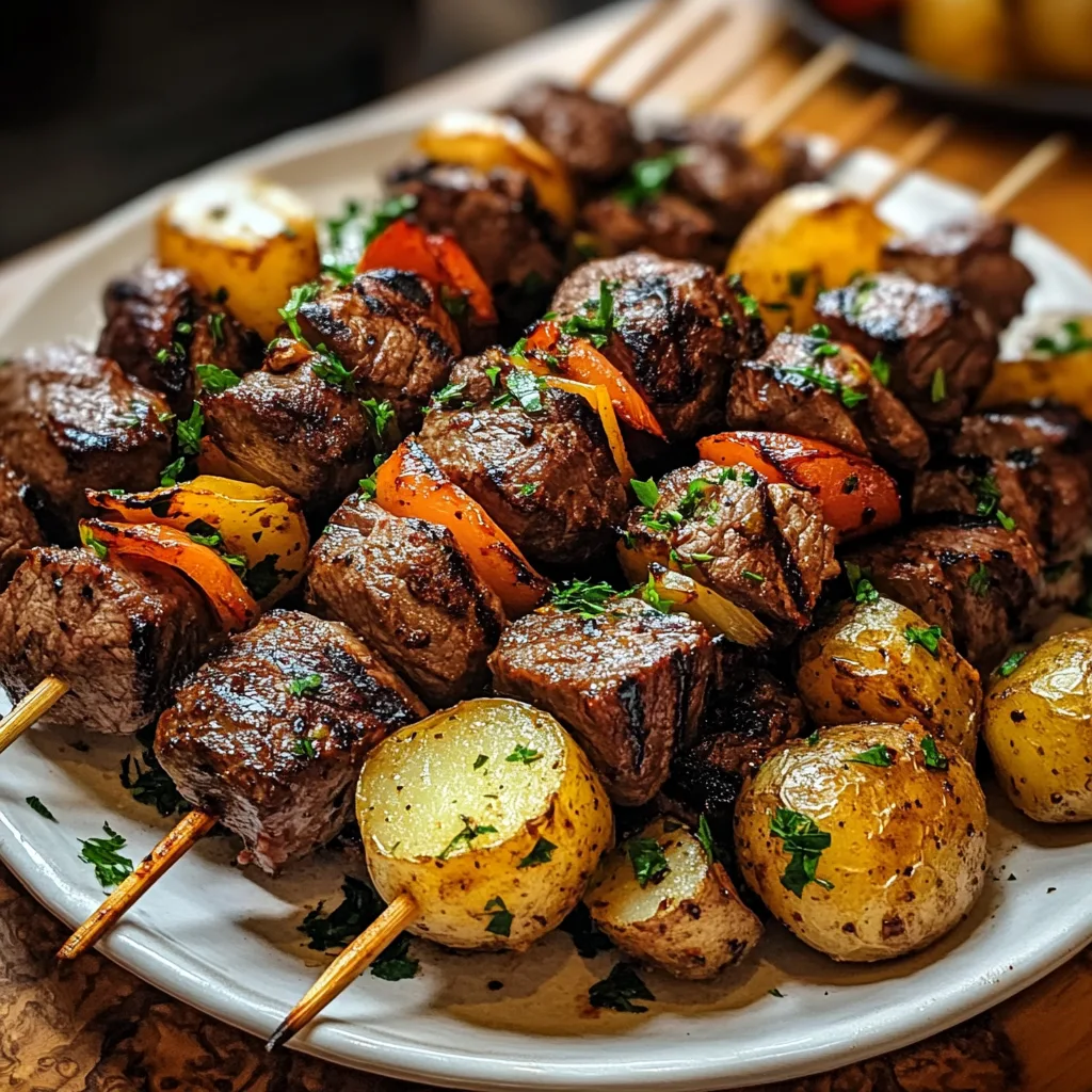 Grilled Steak and Potato Kabobs: The Perfect Summer Skewers