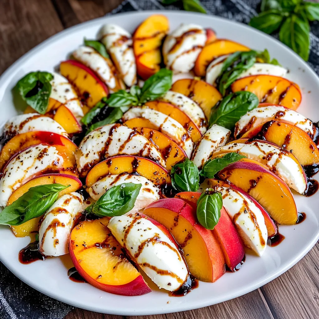 Peach Caprese Salad: A Fresh Twist on the Summer Classic