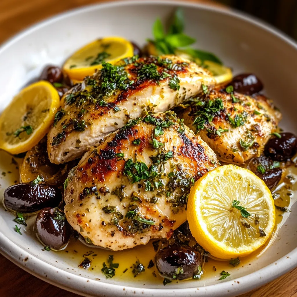 Delicious Mediterranean Lemon Chicken