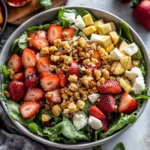 Strawberry Crunch Salad with Champagne Vinaigrette