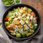High Protein Greek Yogurt Chicken Salad (Extra Creamy with Cottage Cheese) by Jennifer Banz