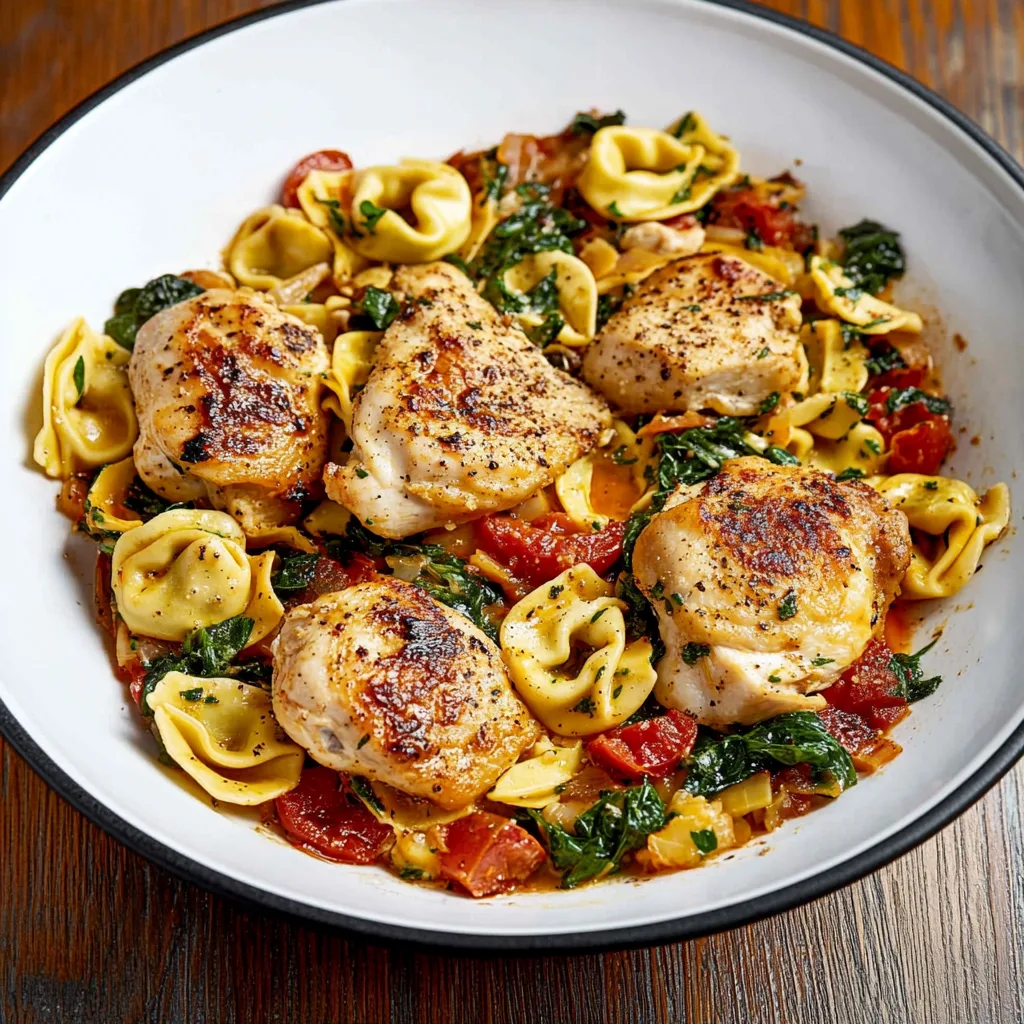 Tuscan Chicken with Tortellini