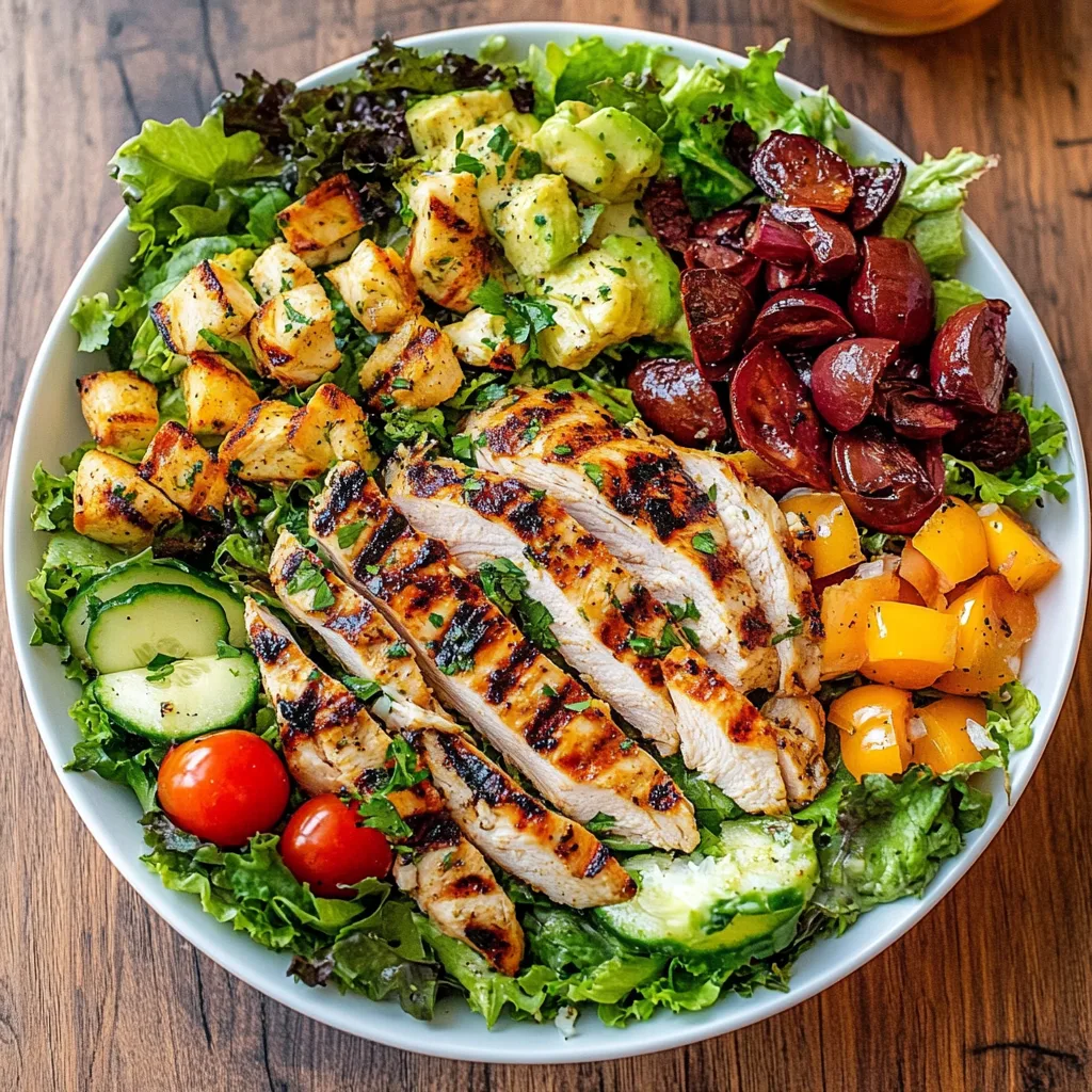 The Best Grilled Chicken Salad