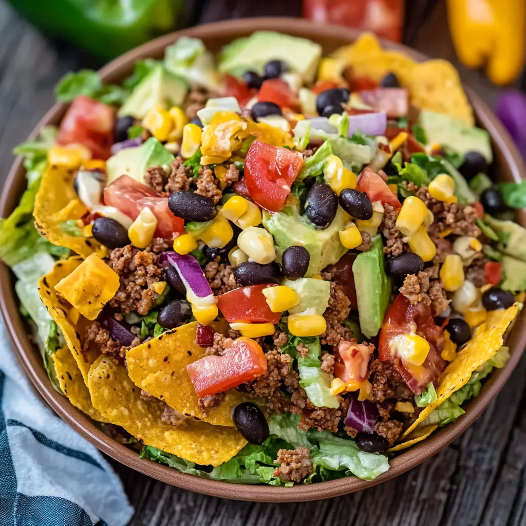 Taco Salad with Ground Beef: A Flavor-Packed Family Favorite
