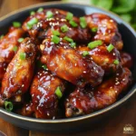Sweet Spicy BBQ Crockpot Chicken Wings