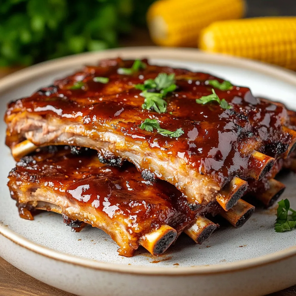 Air Fryer BBQ Baby Back Ribs