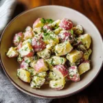 Red Potato Salad with Tangy Mustard Dressing