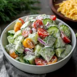 Creamy Cucumber Ranch Crack Salad Delight Your New Go-To Recipe