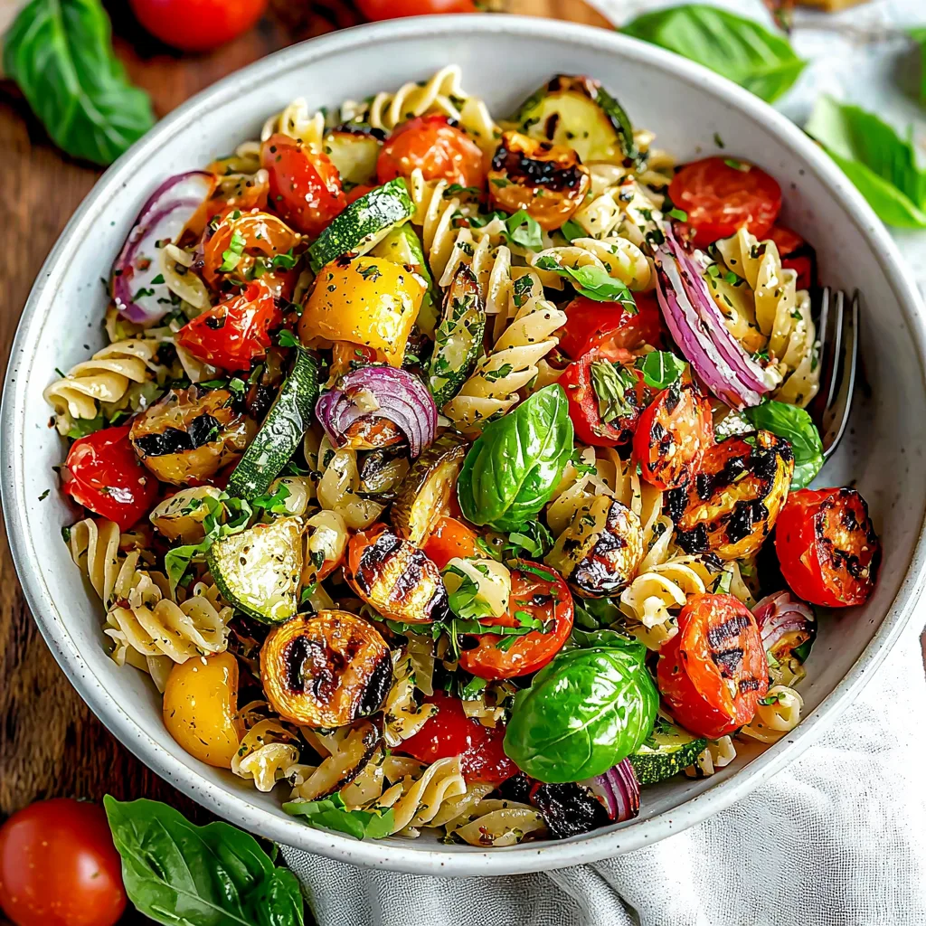 Grilled Vegetable Pasta Salad: A Smoky, Fresh Summer Delight