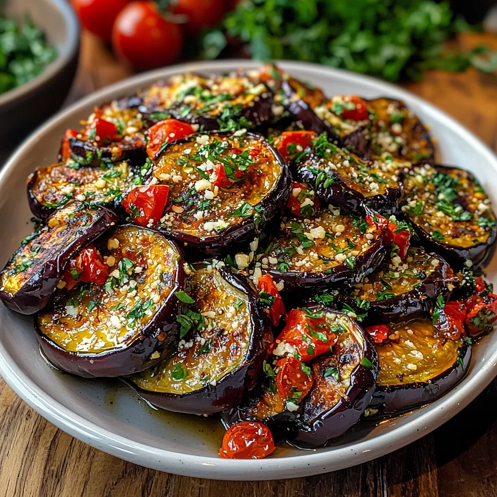 Mediterranean Roasted Eggplant