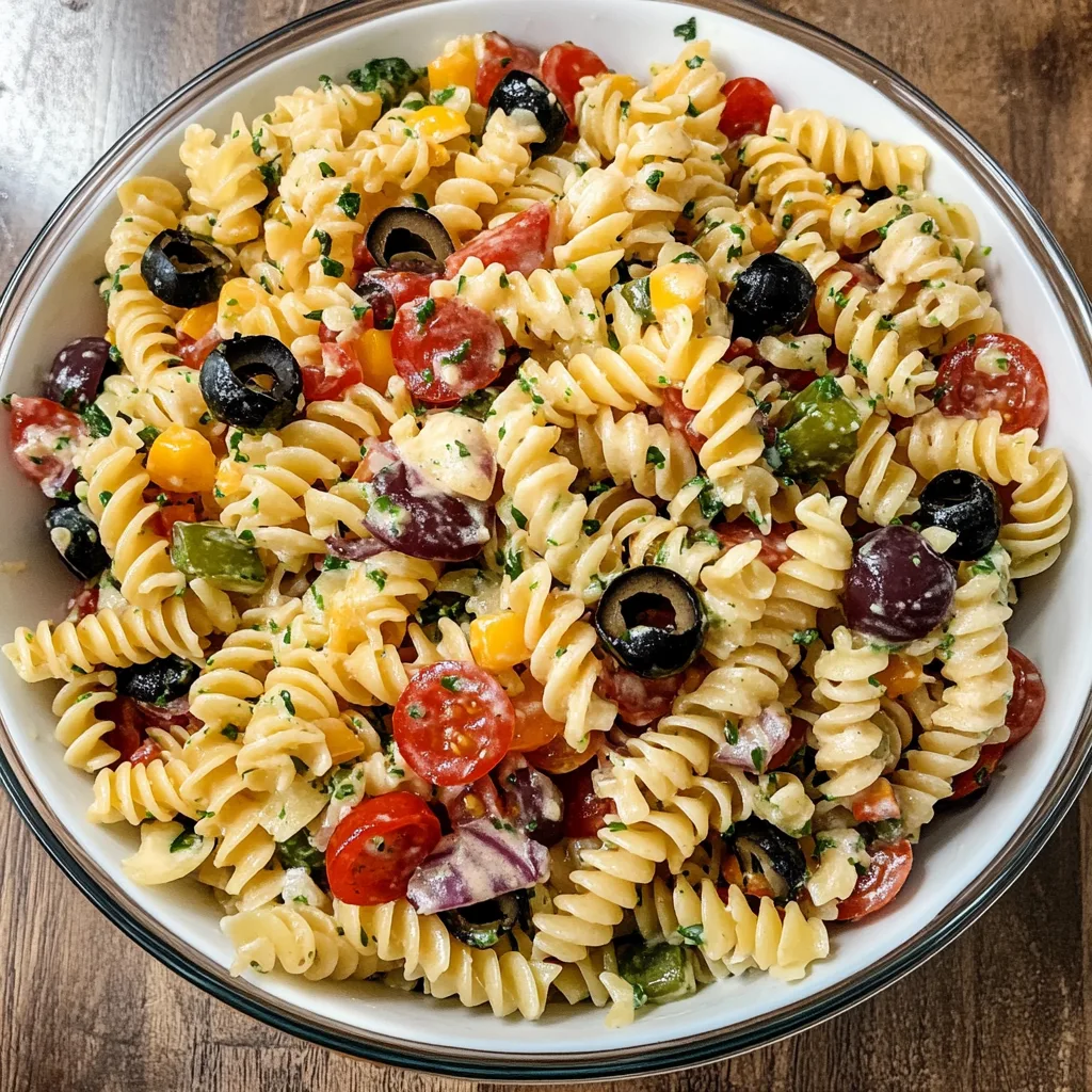 Olive Garden Copycat Pasta Salad