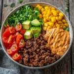 High Protein Burger Bowls: A Flavor-Packed, No-Bun Alternative Perfect for Busy Nights