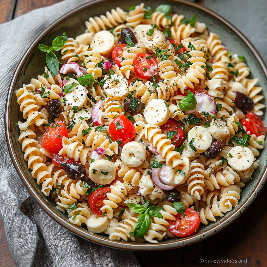 Best Easy Pasta Salad with Italian Dressing Recipe