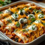 Ultimate High Protein Chicken Enchiladas Recipe