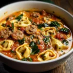 Italian Sausage Tortellini Soup