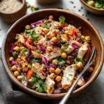 Sesame Chicken and Chickpea Salad