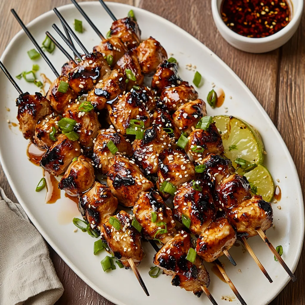 Honey Garlic Asian Chicken Kabobs: A Flavorful Grilling Adventure